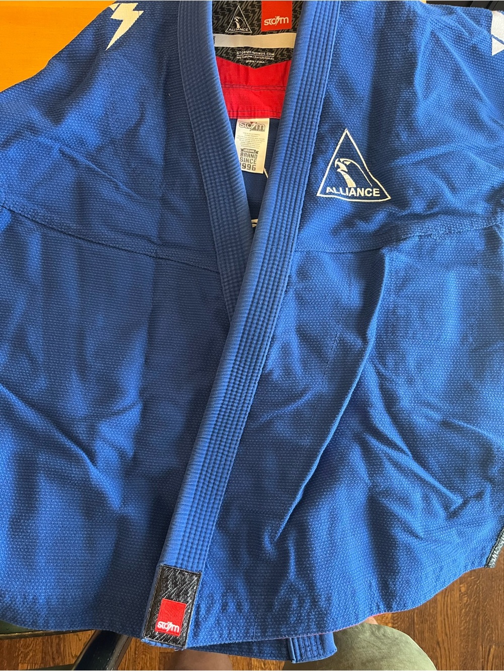 Men’s Blue Brazilian Jiu-Jitsu Gi Alliance Storm Gi size A3 blue